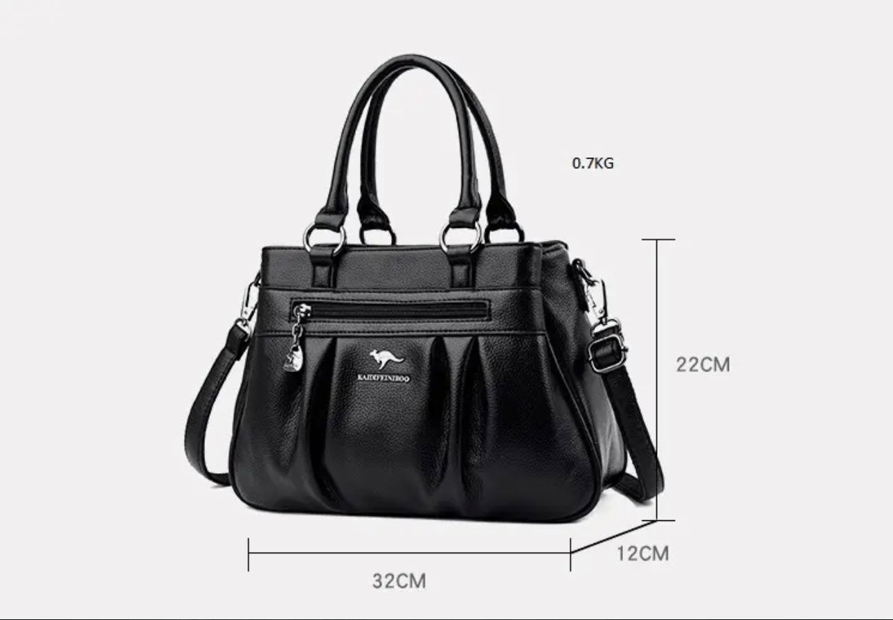 ZYB118 KAIDIFEINIROO - Luxurious Multi-Layer Leather Tote Bag