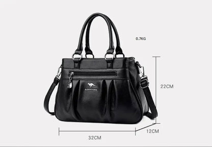 ZYB118 KAIDIFEINIROO - Luxurious Multi-Layer Leather Tote Bag