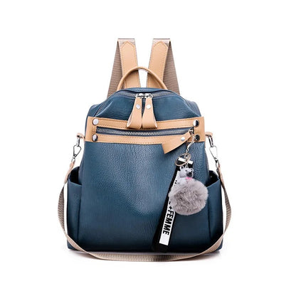 ZYB112 KAIDIFEINIROO - Stylish and Versatile Leather Backpack