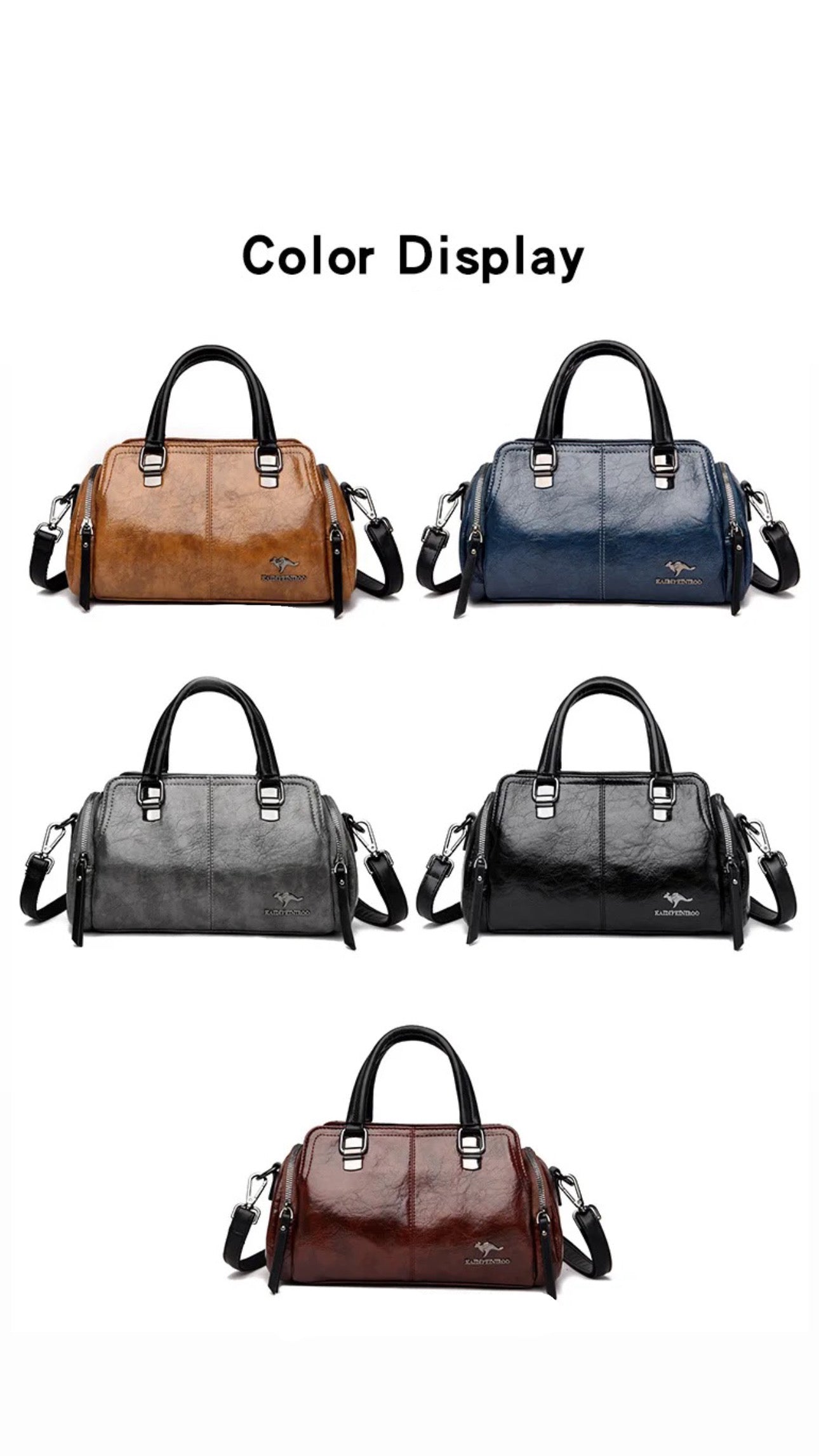 ZYB125 KAIDIFEINIROO - Spacious & Stylish Leather Shoulder Bag