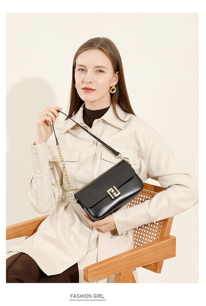 ZYB202  Chic & Structured Handbag - Modern Elegance