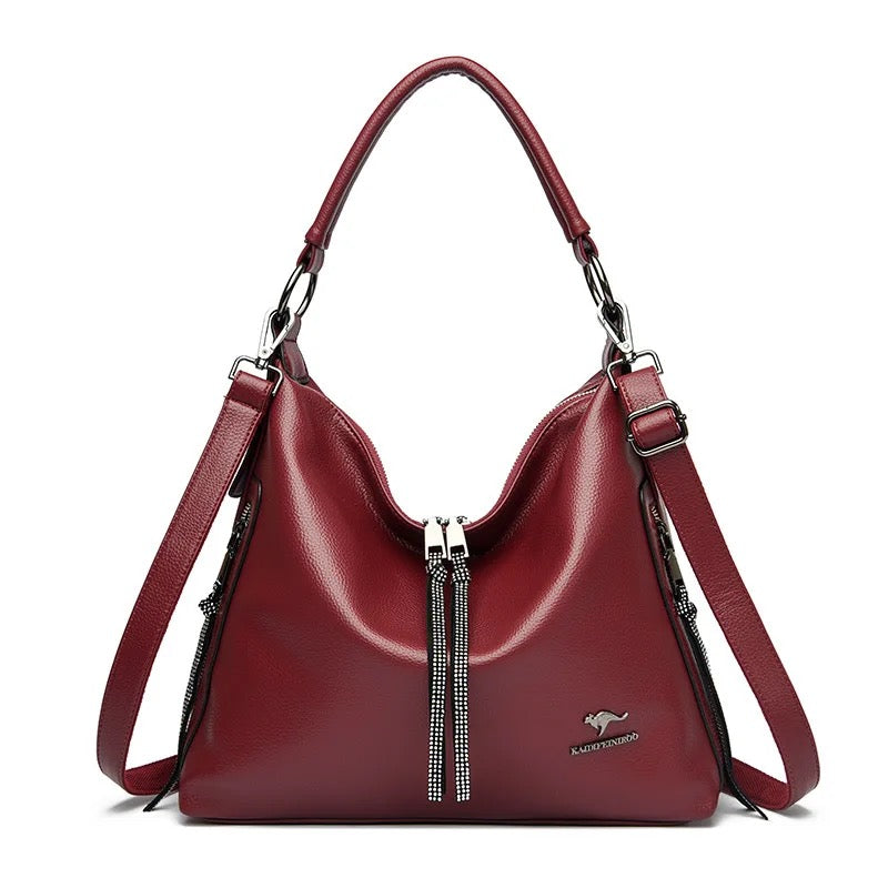 ZYB156 Timeless Elegance: The Leather Handbag