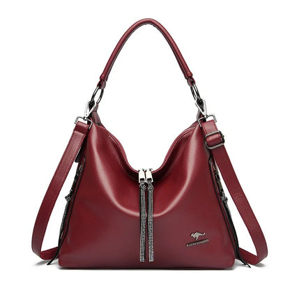 ZYB156 Timeless Elegance: The Leather Handbag