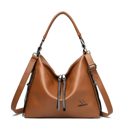 ZYB156 Timeless Elegance: The Leather Handbag