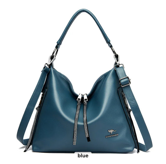 ZYB156 Timeless Elegance: The Leather Handbag