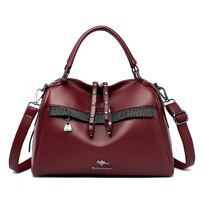 ZYB155 Indulge in Luxury: The Kaidifeiniroo Leather Handbag