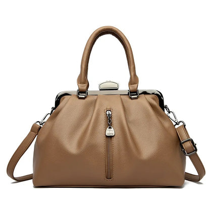 ZYB153 Elevate Your Everyday with Our Classic Leather Tote