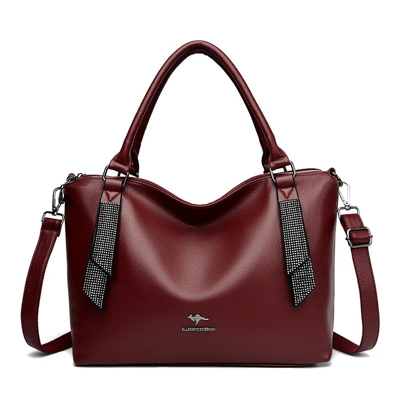 ZYB154 Timeless Elegance: The G��nova Leather Handbag