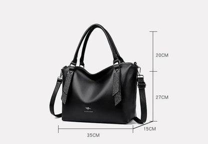 ZYB154 Timeless Elegance: The G��nova Leather Handbag