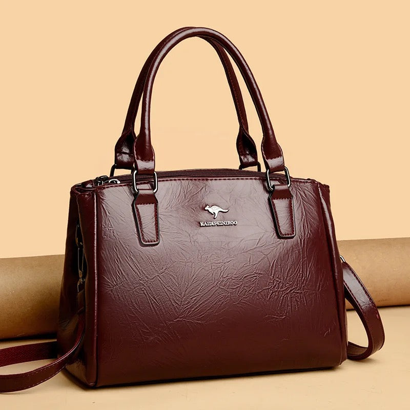 ZYB152 Timeless Elegance: The G��nova Leather Handbag