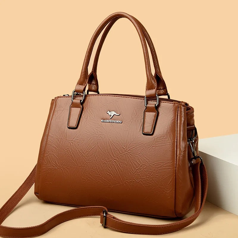 ZYB152 Timeless Elegance: The G��nova Leather Handbag
