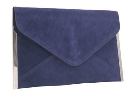 ZYB012 Sleek Velvet Envelope Clutch