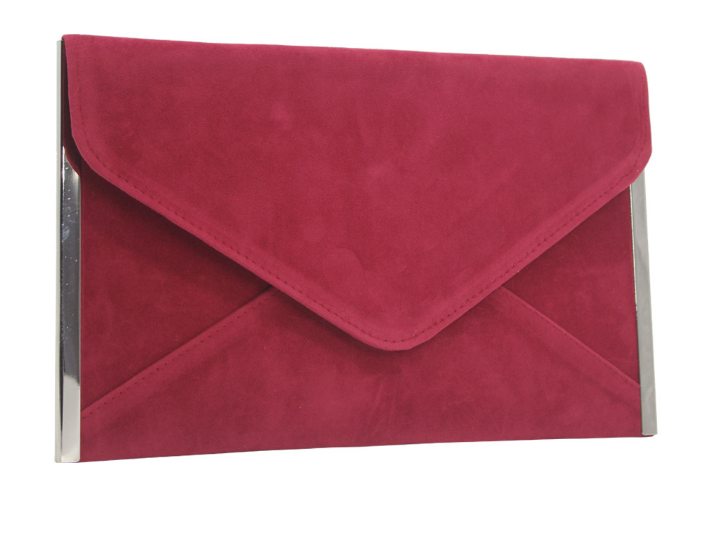 ZYB012 Sleek Velvet Envelope Clutch
