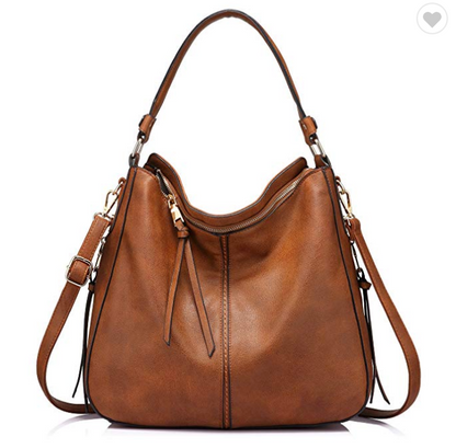 ZYB014 Hobo bag Bucket Purse Faux Leather