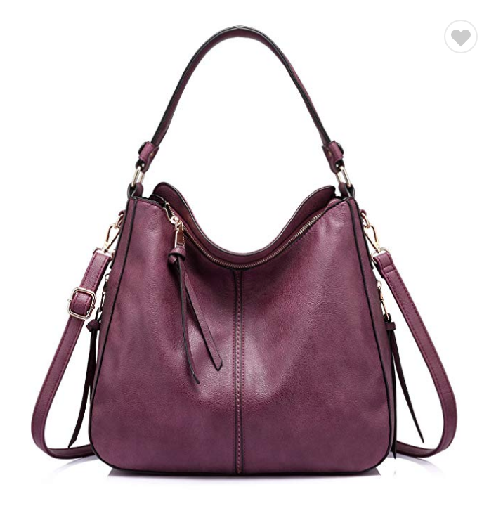 ZYB014 Hobo bag Bucket Purse Faux Leather