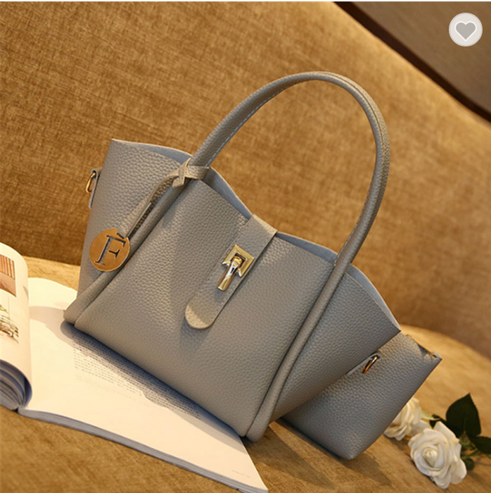 ZYB018 Elegant Two-Tone Tote Bag