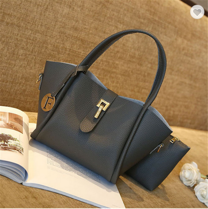 ZYB018 Elegant Two-Tone Tote Bag