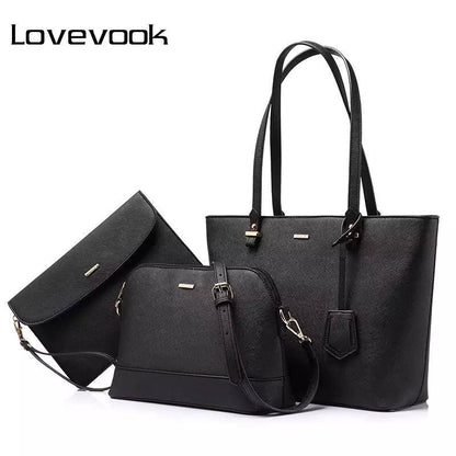 ZYB030 Timeless Elegance: 3-Piece Handbag Set