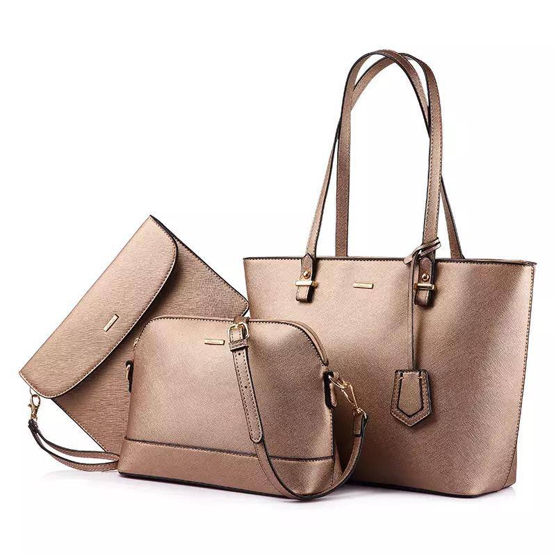 ZYB030 Timeless Elegance: 3-Piece Handbag Set