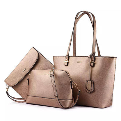 ZYB030 Timeless Elegance: 3-Piece Handbag Set