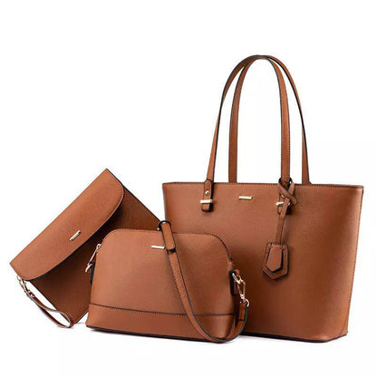 ZYB030 Timeless Elegance: 3-Piece Handbag Set