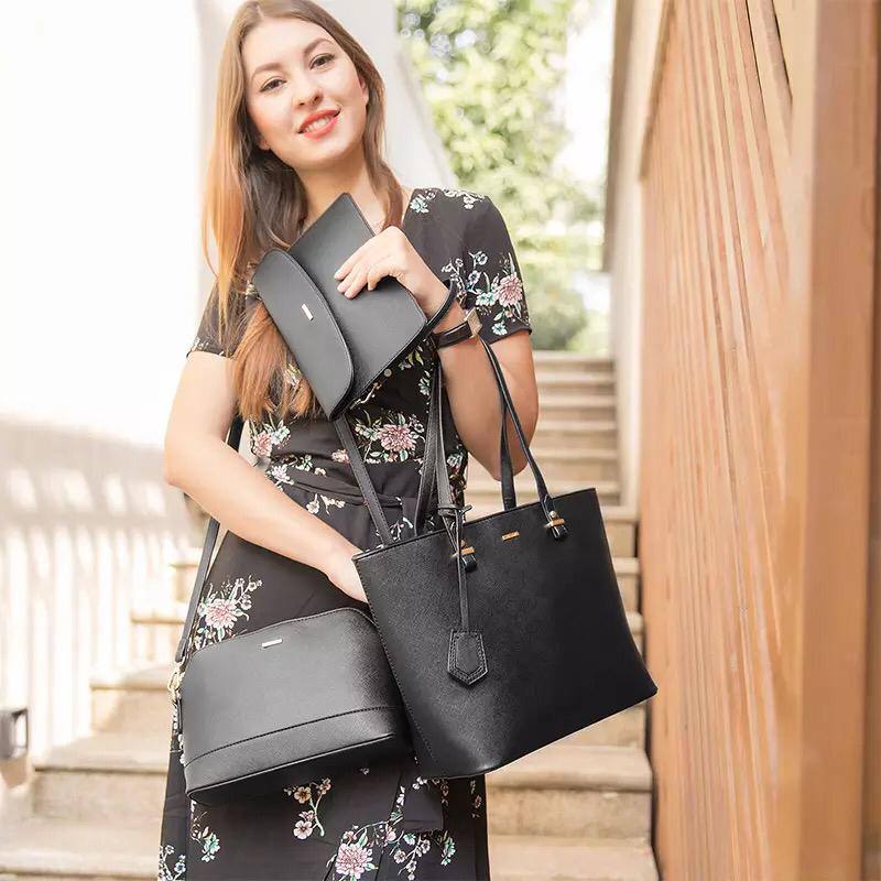 ZYB030 Timeless Elegance: 3-Piece Handbag Set