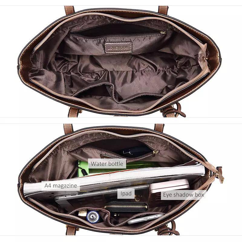 ZYB030 Timeless Elegance: 3-Piece Handbag Set